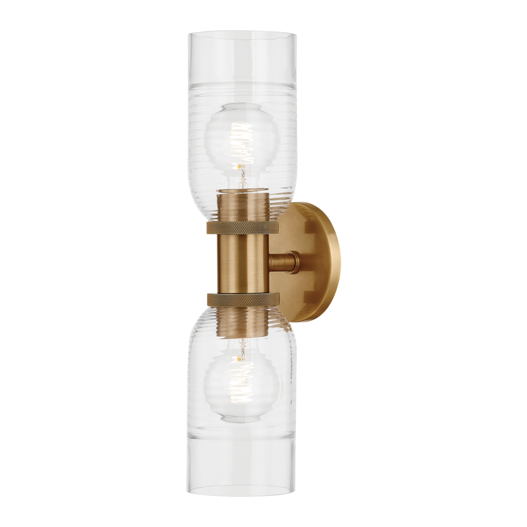 Troy Lighting Redding Wall Sconce Wall Sconces Troy Lighting PATINA BRASS 5x5x18.5 