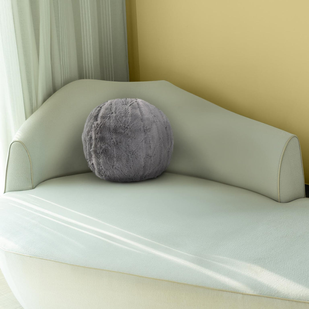 Howard Elliott Collection Angora Stone Round Pillow