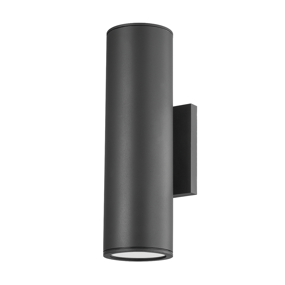 Troy Lighting PERRY Wall Sconce Wall Sconces Troy Lighting TEXTURED BLACK 4.5x4.5x14.5 