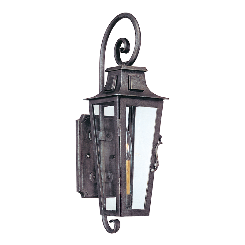 Troy Lighting Parisian Square Wall Sconce Wall Sconces Troy Lighting AGED PEWTER 5.5x5.5x19 