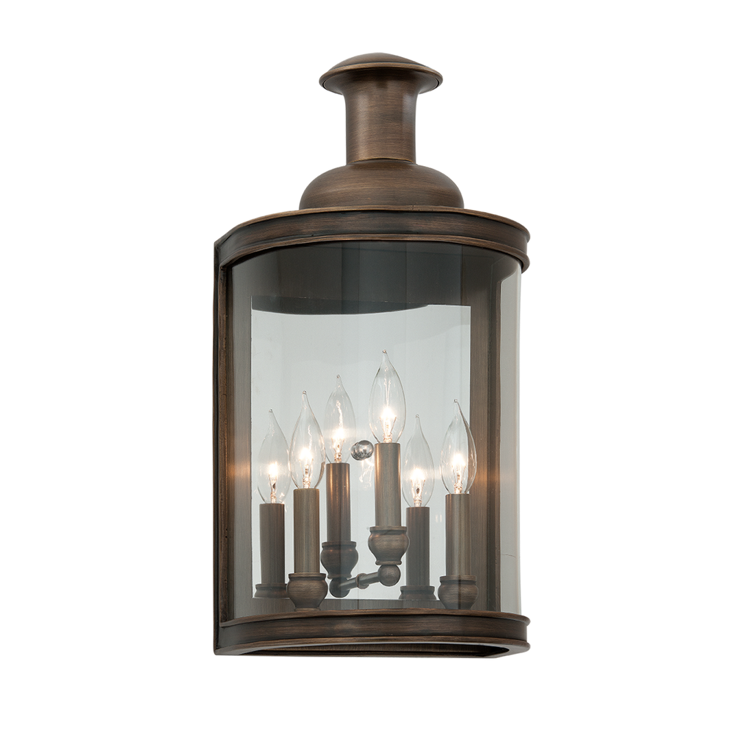 Troy Lighting Pullman Wall Sconce Wall Sconces Troy Lighting ENGLISH BRONZE 10x10x20.25 