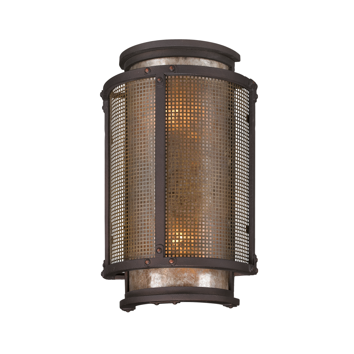 Troy Lighting Copper Mountain Wall Sconce Wall Sconce Troy Lighting Bronze 8.75x8.75x14.25 