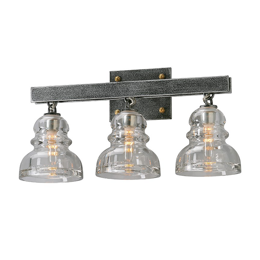 Troy Lighting Menlo Park Bath and Vanity Vanity Lights Troy Lighting OLD SILVER 20.5x20.5x10 