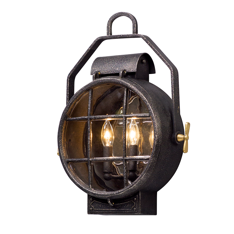 Troy Lighting Point Lookout Wall Sconce Wall Sconces Troy Lighting AGED PEWTER 15x15x19.25 