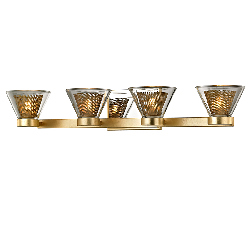 Troy Lighting Wink Bath and Vanity Vanity Lights Troy Lighting Gold Leaf 27.5x27.5x4.5 