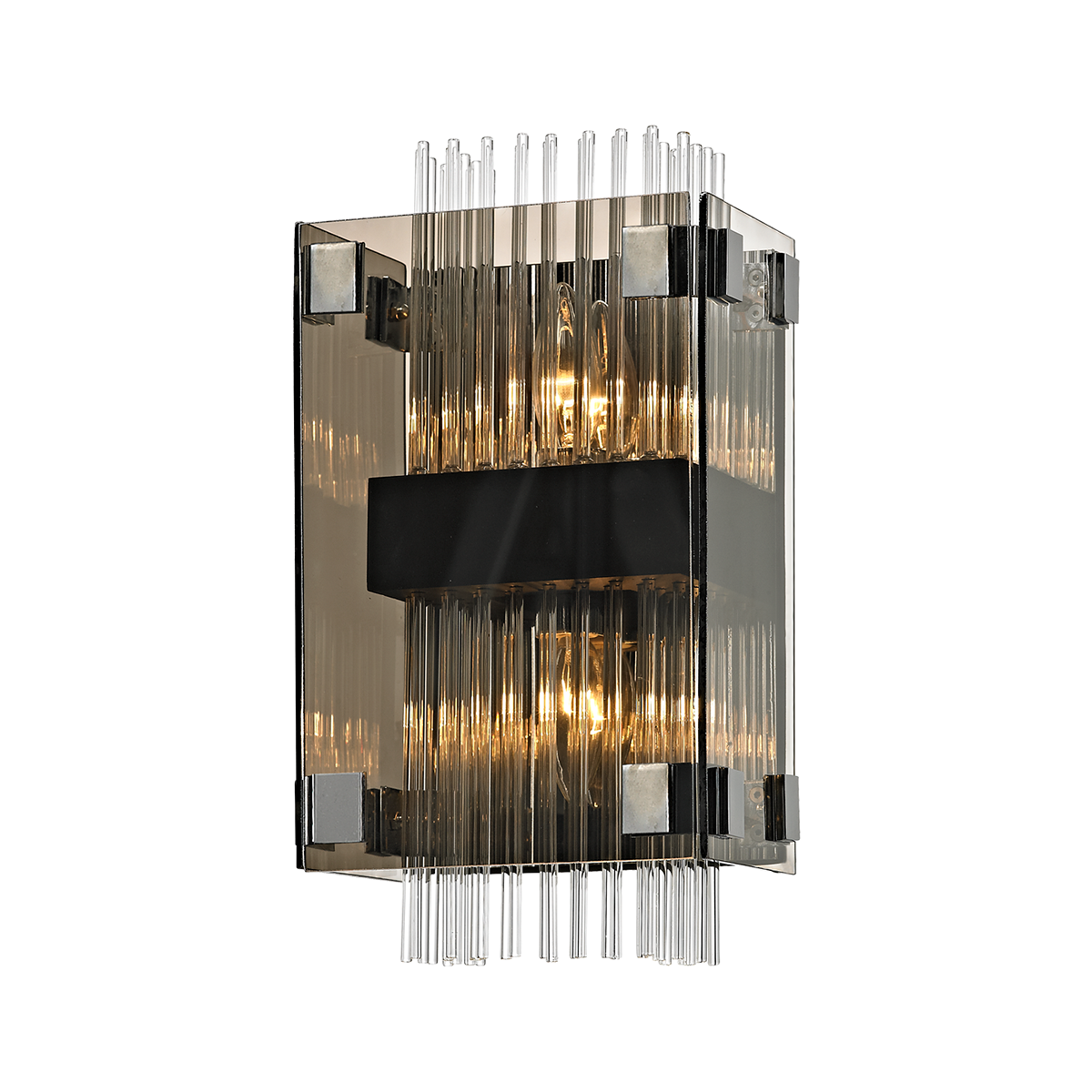 Troy Lighting Apollo Wall Sconce Wall Sconce Troy Lighting Bronze 8x8x14 