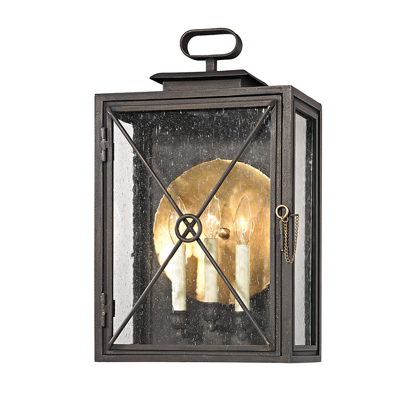 Troy Lighting Randolph Wall Sconce Wall Sconces Troy Lighting VINTAGE BRONZE 12.25x12.25x20 