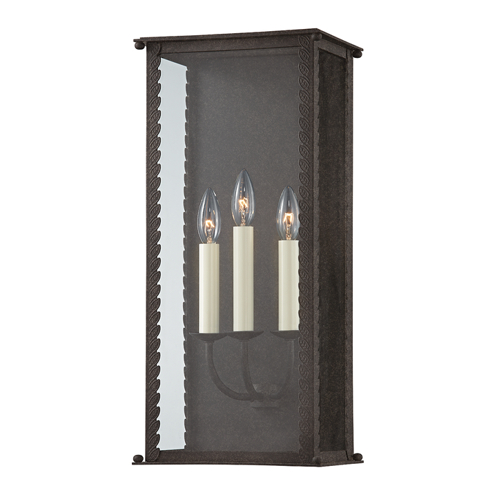 Troy Lighting Zuma Wall Sconce Wall Sconces Troy Lighting FRENCH IRON 9.5x9.5x21.25 