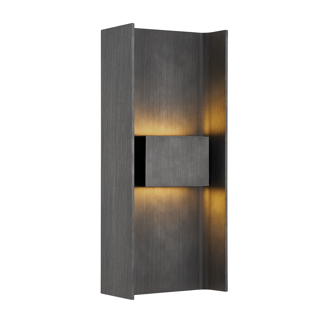 Troy Lighting Scotsman Wall Sconce Wall Sconces Troy Lighting Graphite 7.5x7.5x17.5 