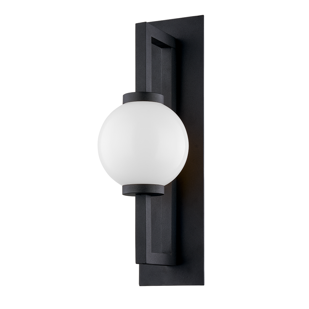 Troy Lighting Darwin Wall Sconce Wall Sconces Troy Lighting TEXTURED BLACK 6x6x18.75 