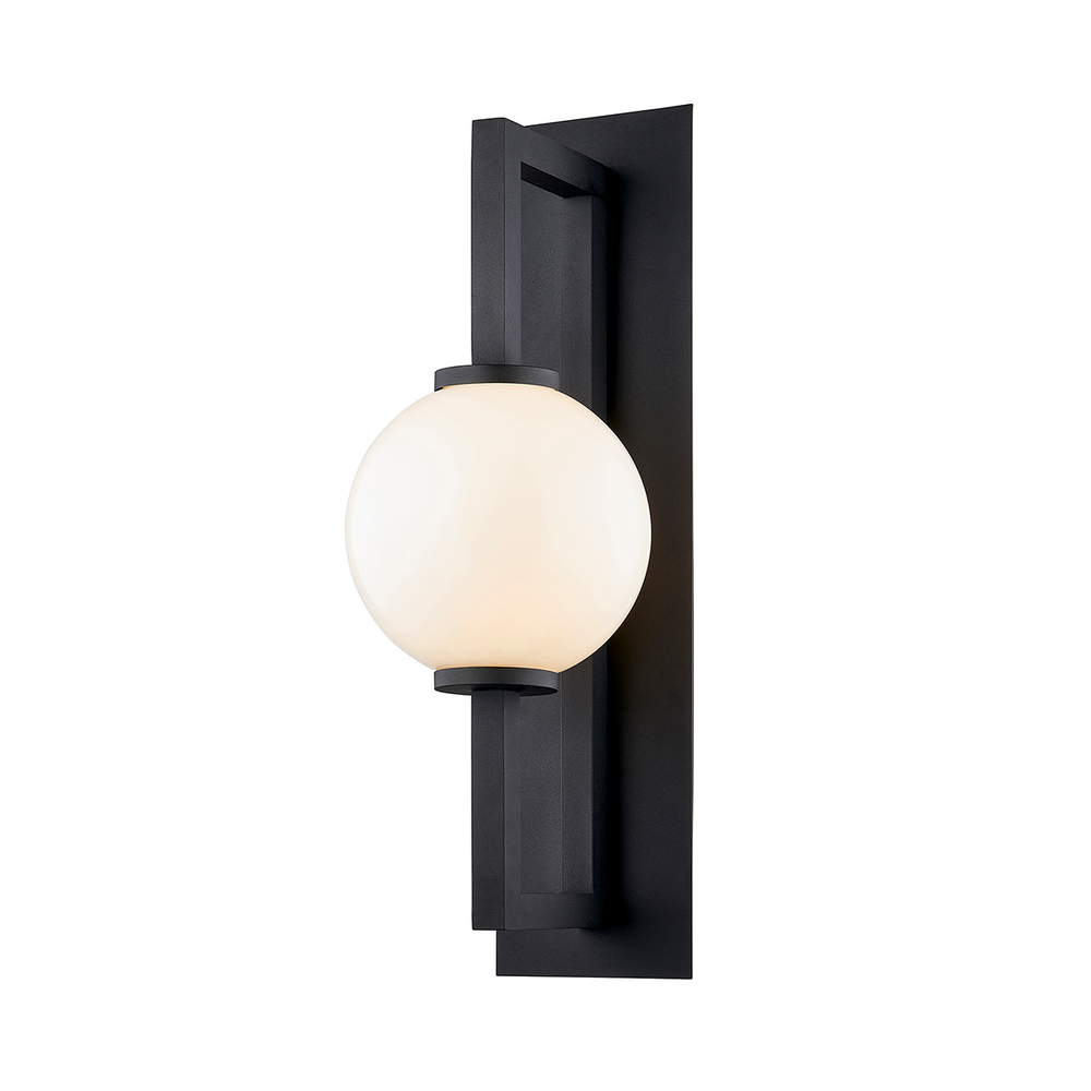 Troy Lighting Darwin Wall Sconce Wall Sconces Troy Lighting TEXTURED BLACK 8x8x24 