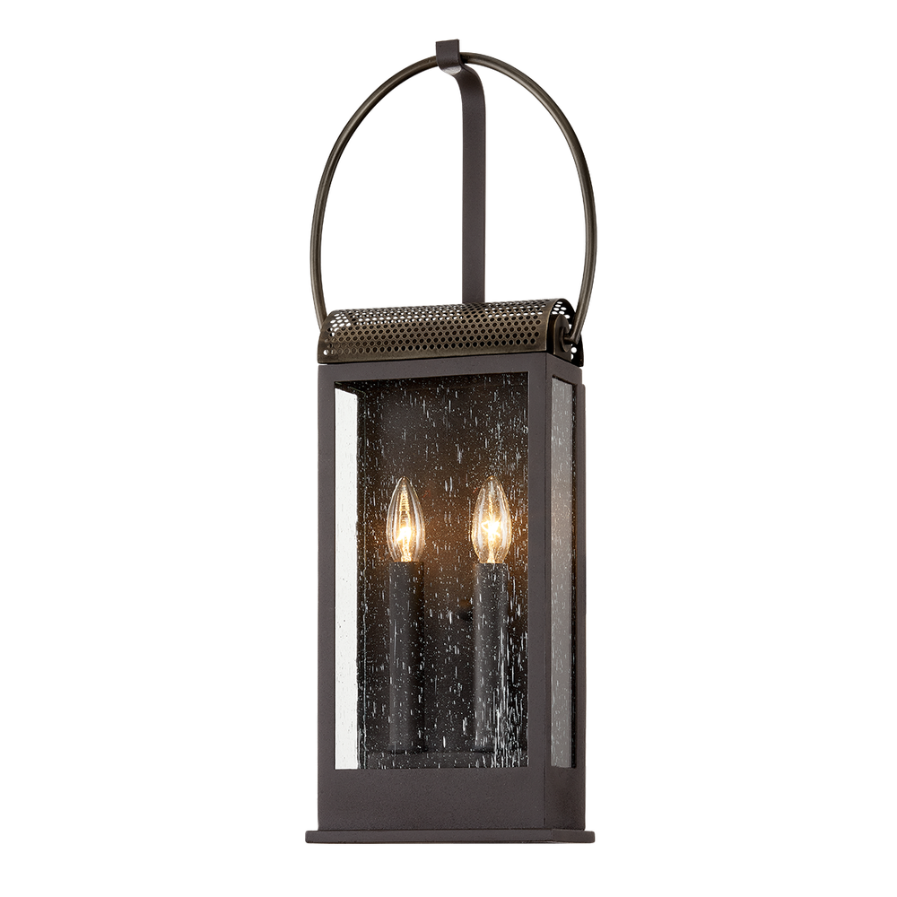 Troy Lighting Holmes Wall Sconce Wall Sconces Troy Lighting HOLMES BRONZE/BRASS 9.5x9.5x25.5 