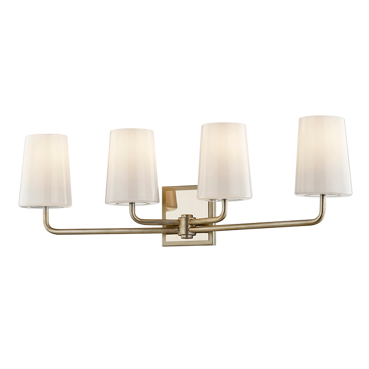 Troy Lighting Simone Bath and Vanity Vanity Lights Troy Lighting WARM SILVER LEAF 5x28.5x9.5 