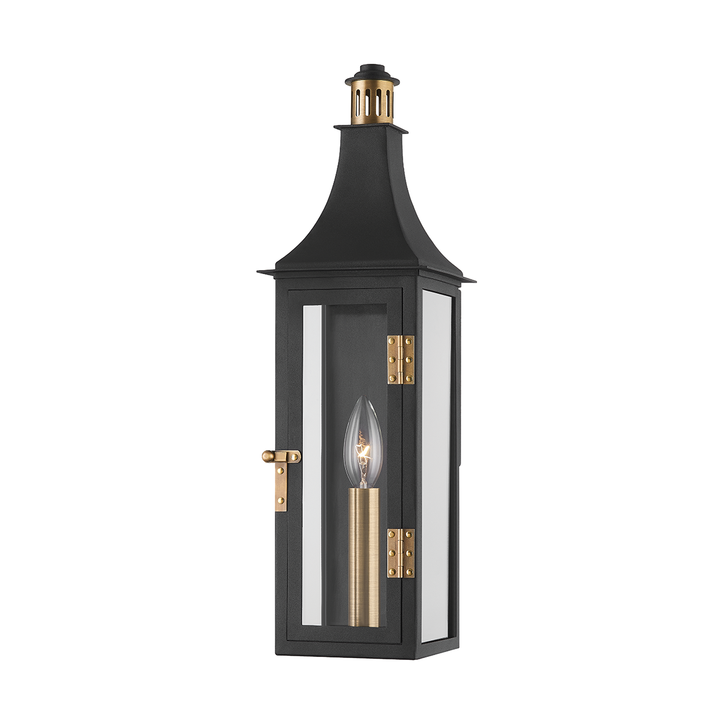 Troy Lighting WES Wall Sconce Outdoor Wall Lights Troy Lighting PATINA BRASS 5.5x5.5x18.75 