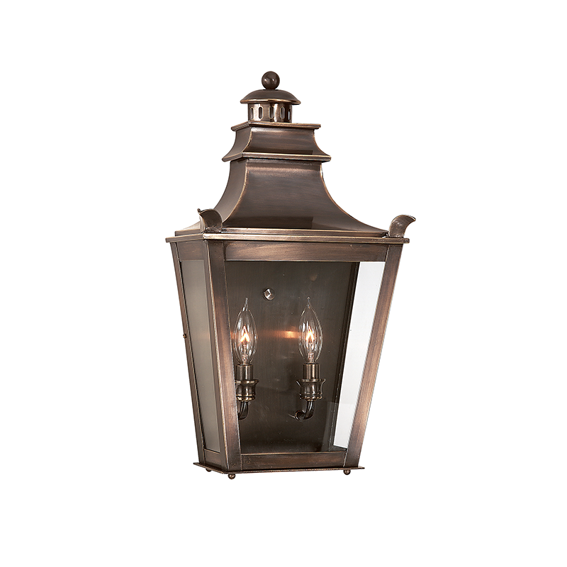 Troy Lighting Dorchester Wall Sconce Wall Sconce Troy Lighting Bronze 11.25x11.25x20.25 