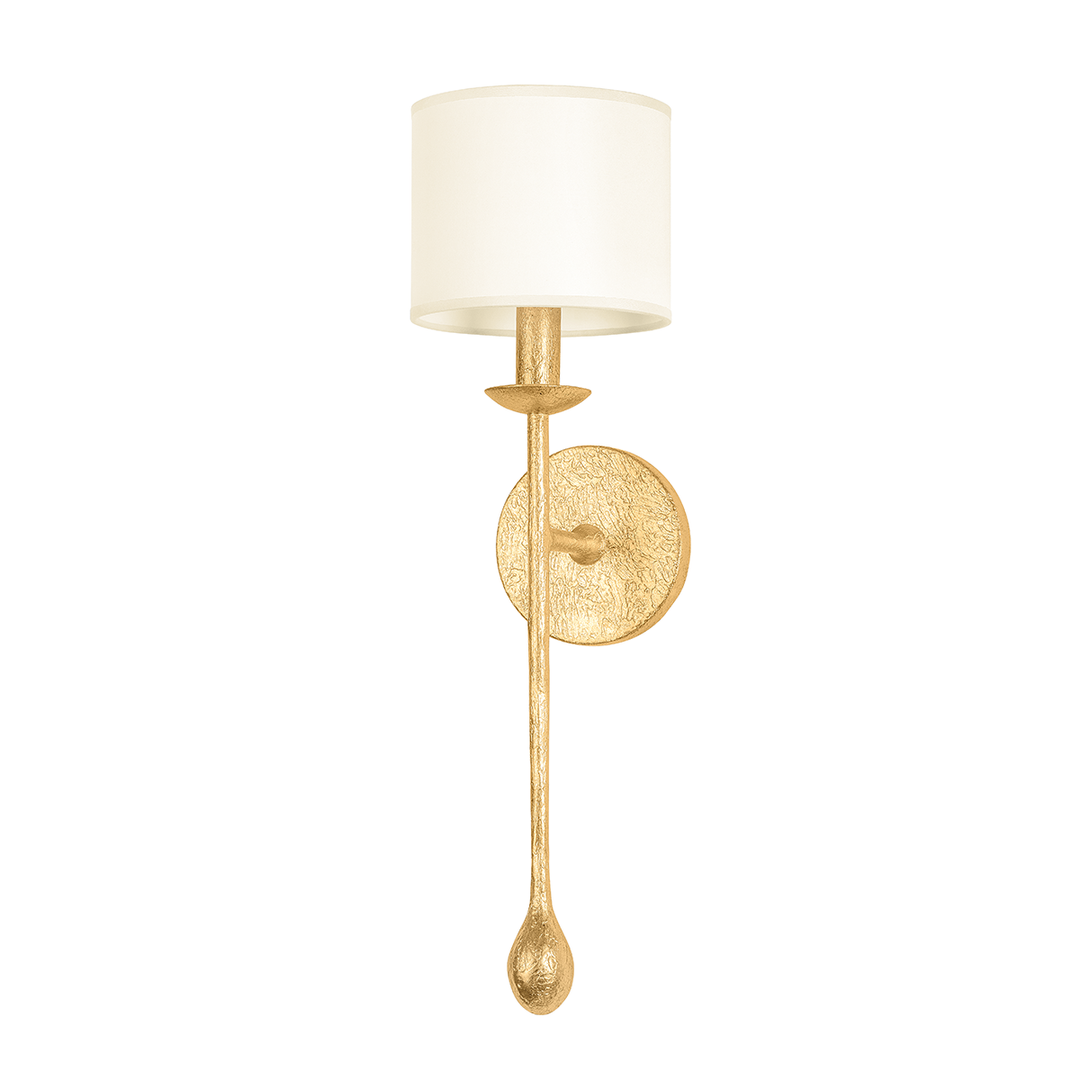 Troy Lighting OSMOND Wall Sconce Wall Sconces Troy Lighting VINTAGE GOLD LEAF 6x6x21 