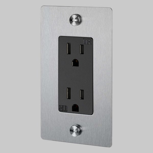 Buster + Punch 1G Duplex Outlet Complete Kit