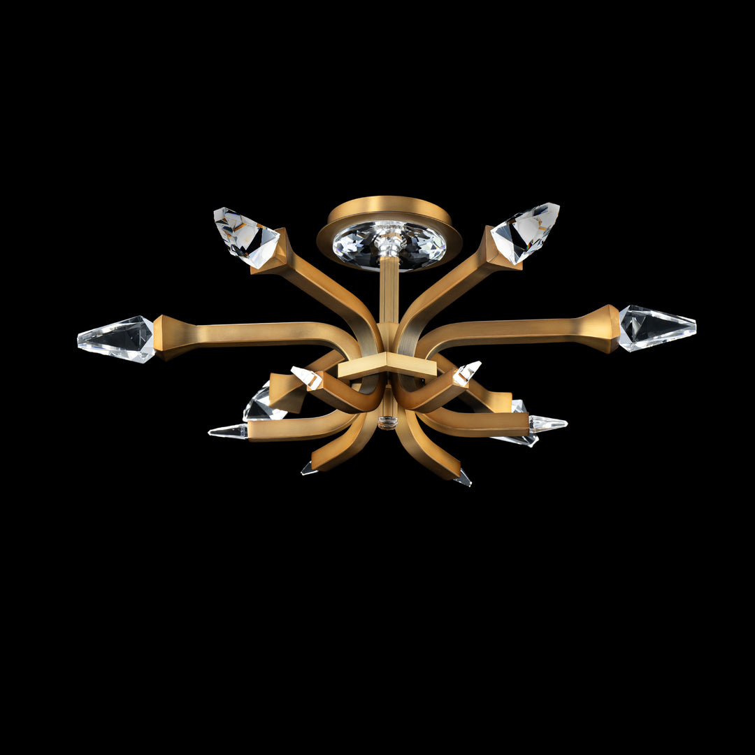 Schonbek Beyond Plumeria Flush Mount BFM25524-AB