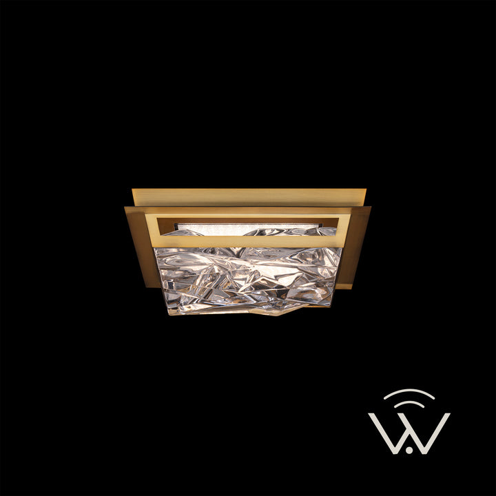 Schonbek Beyond Drizzle Flush Mount BFM30616-TWA-AB