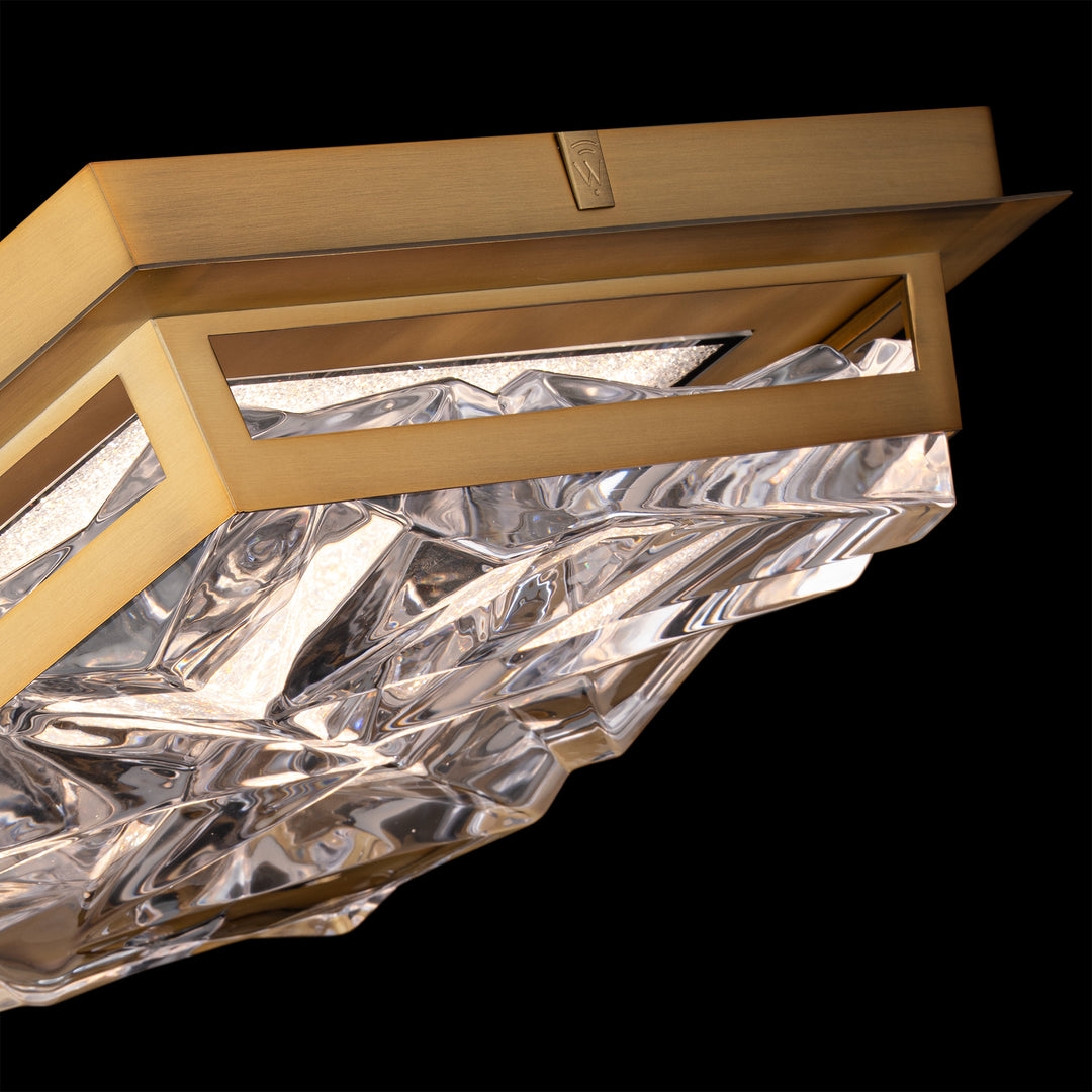 Schonbek Beyond Drizzle Flush Mount BFM30616-TWA-AB