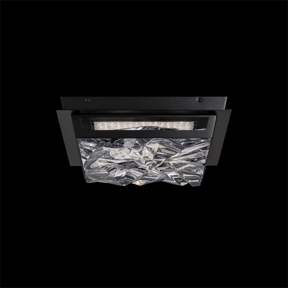 Schonbek Beyond Drizzle Flush Mount BFM30616-TWA-BK