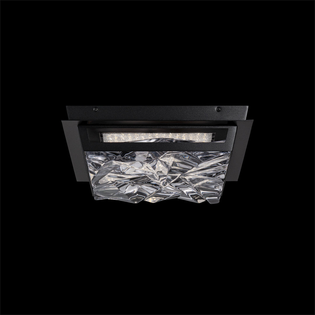Schonbek Beyond Drizzle Flush Mount BFM30616-TWA-BK