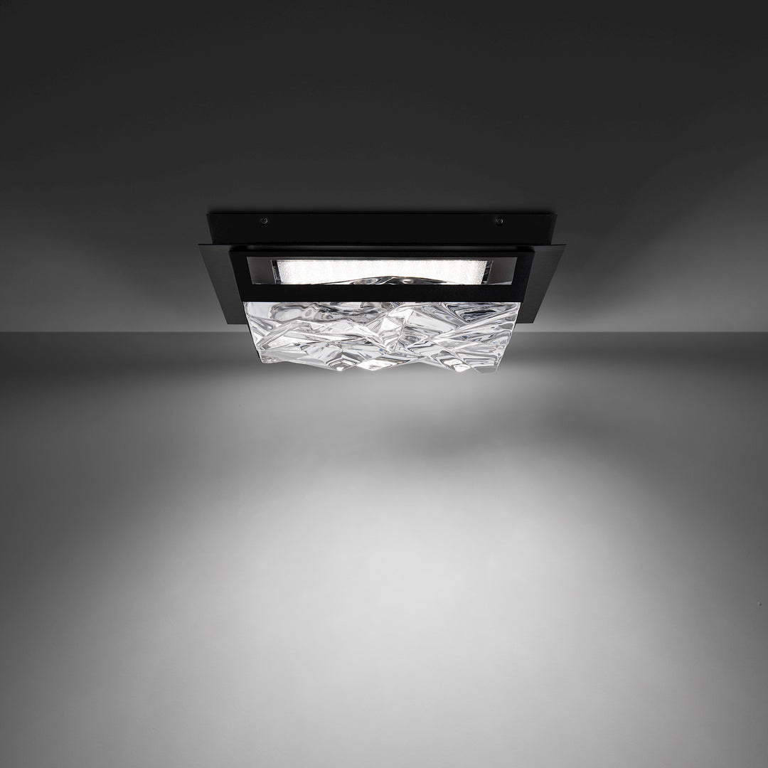 Schonbek Beyond Drizzle Flush Mount BFM30616-TWA-BK