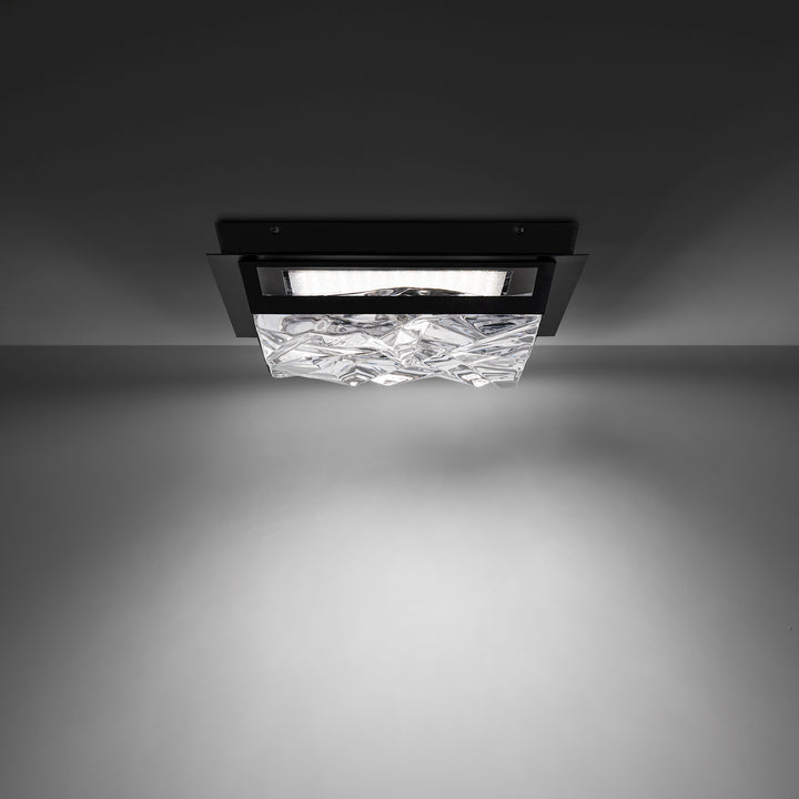 Schonbek Beyond Drizzle Flush Mount BFM30616-TWA-BK