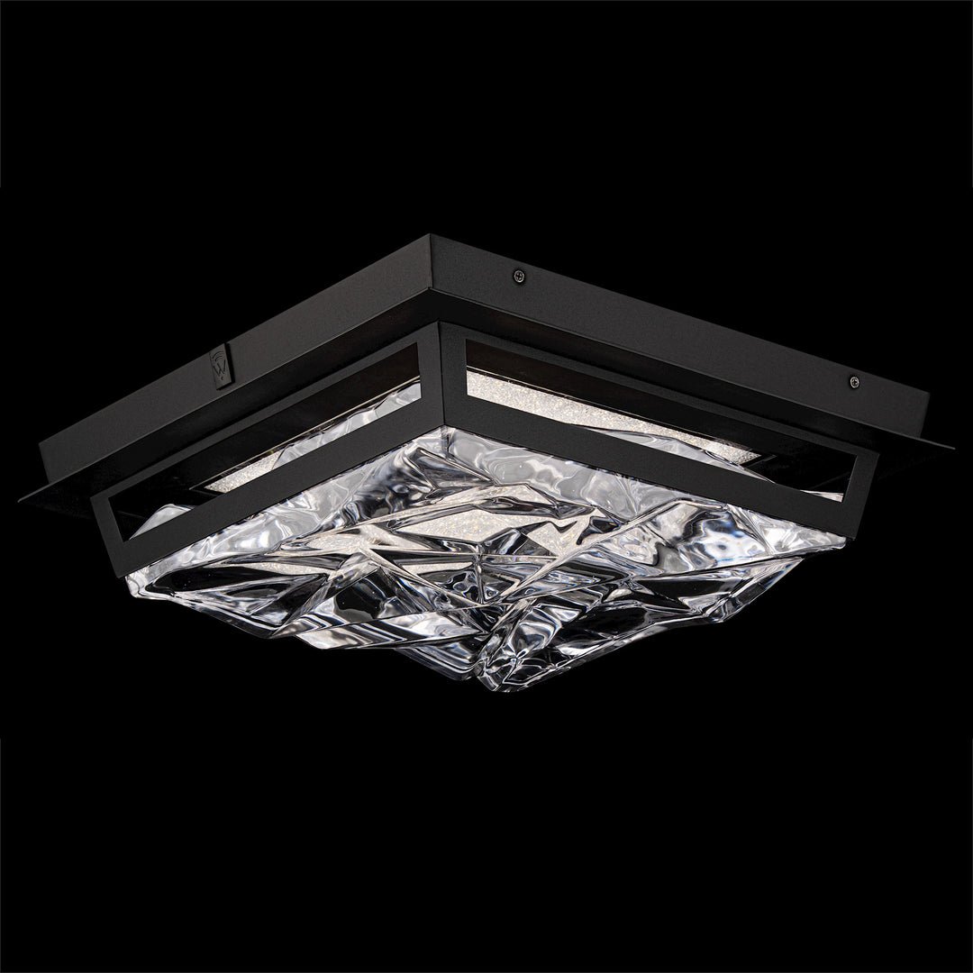 Schonbek Beyond Drizzle Flush Mount BFM30616-TWA-BK