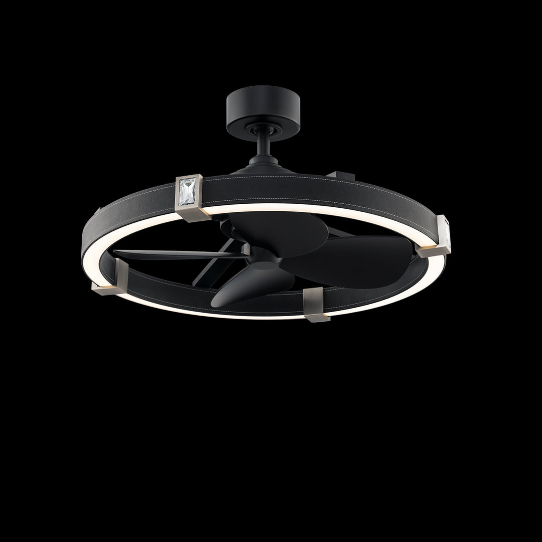 Schonbek Beyond Atomic Fandelier BFR45428-BKAB