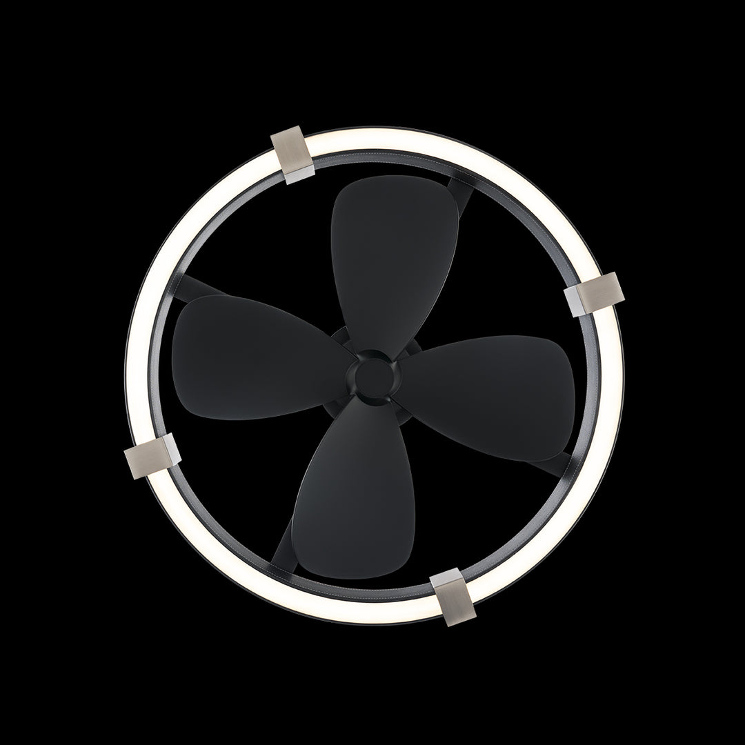 Schonbek Beyond Atomic Fandelier BFR45428-BKAB