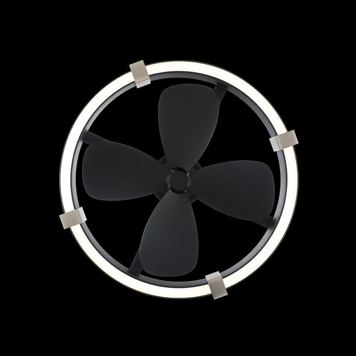 Schonbek Beyond Atomic Fandelier BFR45428-BKAB