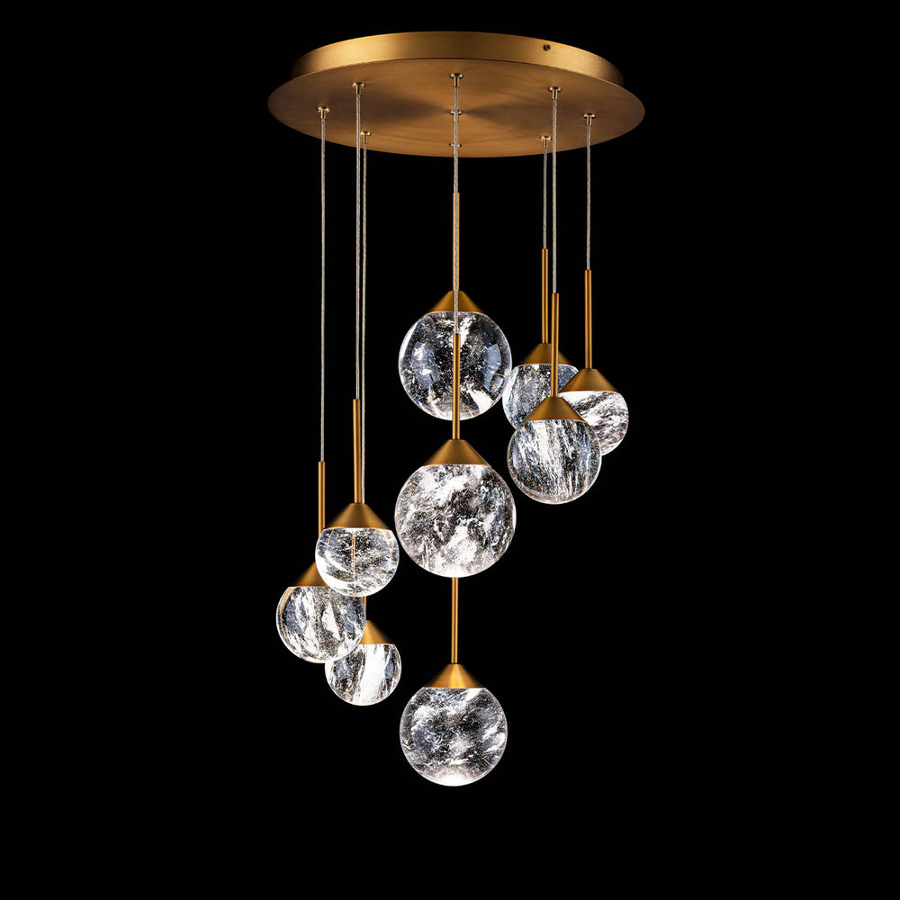 Schonbek Beyond  Quest 9 Light Multi-Light Pendant Pendants Schonbek Beyond   