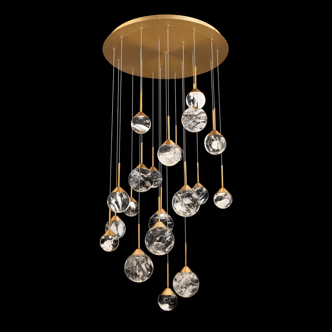 Schonbek Beyond  Quest 21 Light Multi-Light Pendant Pendants Schonbek Beyond   