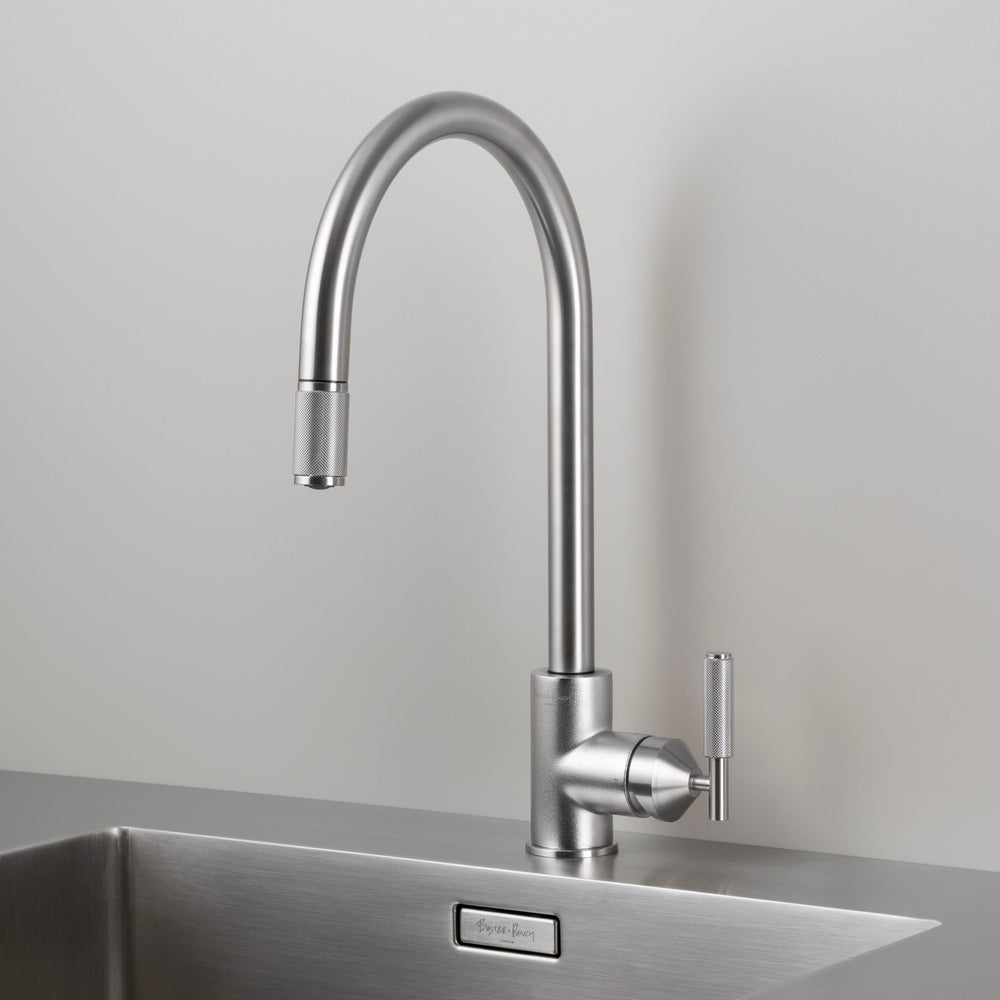 Buster + Punch KITCHEN FAUCET / MIXER / PULL-OUT SPRAY / CROSS Faucets Buster + Punch Steel  