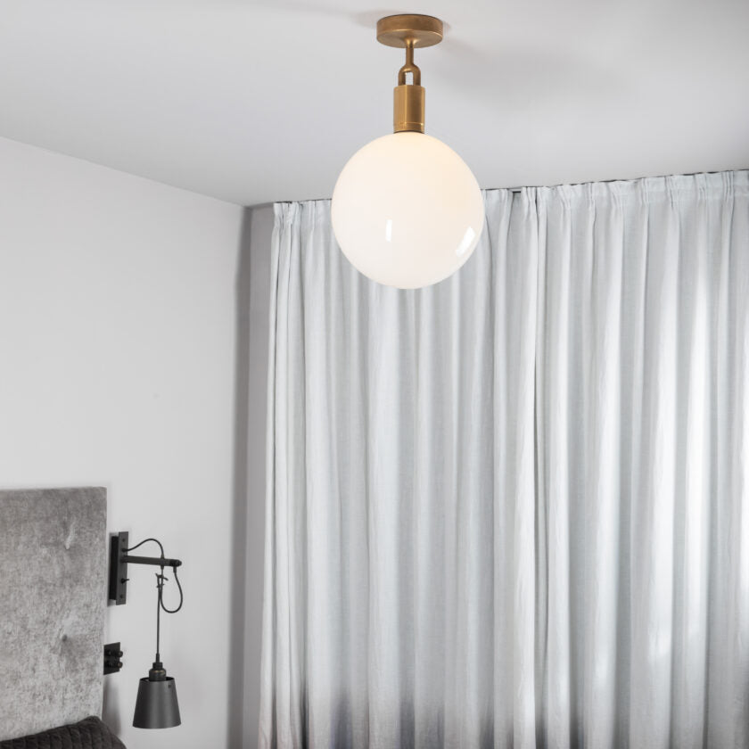 Buster + Punch Forked Ceiling Linear Globe Light