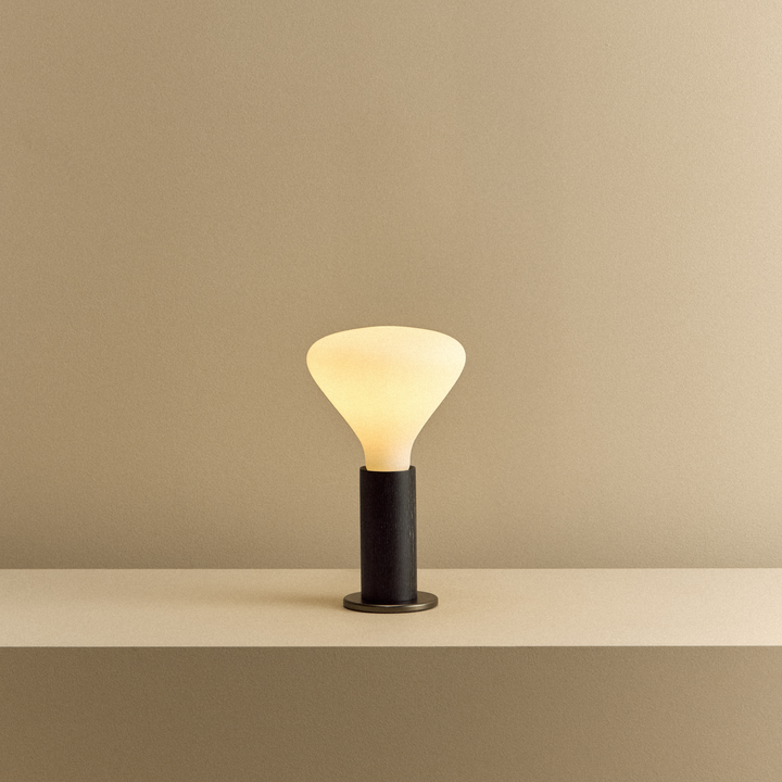 Tala Blackened Oak Knuckle Table Lamp - Model BLOAK-KT-01-US
