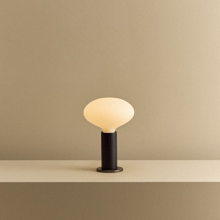 Tala Blackened Oak Knuckle Table Lamp - Model BLOAK-KT-01-US