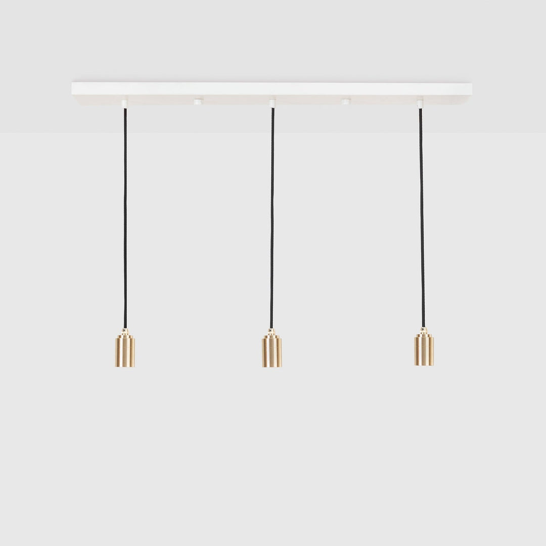 Tala Linear Triple Pendant - Sphere G150 - Model LP-WHT-SET-BP-01-US