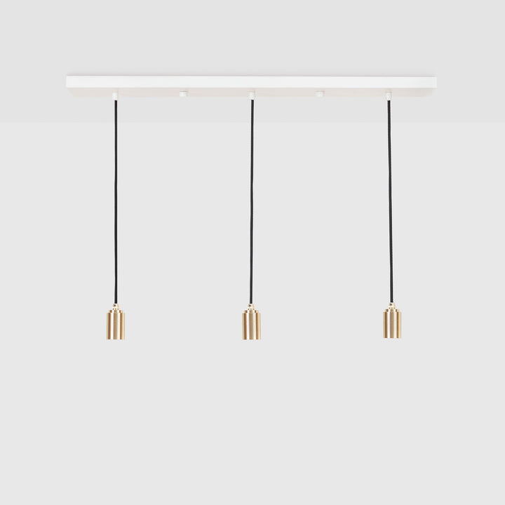 Tala Linear Triple Pendant - No Bulb - Model LP-WHT-BP-01-US