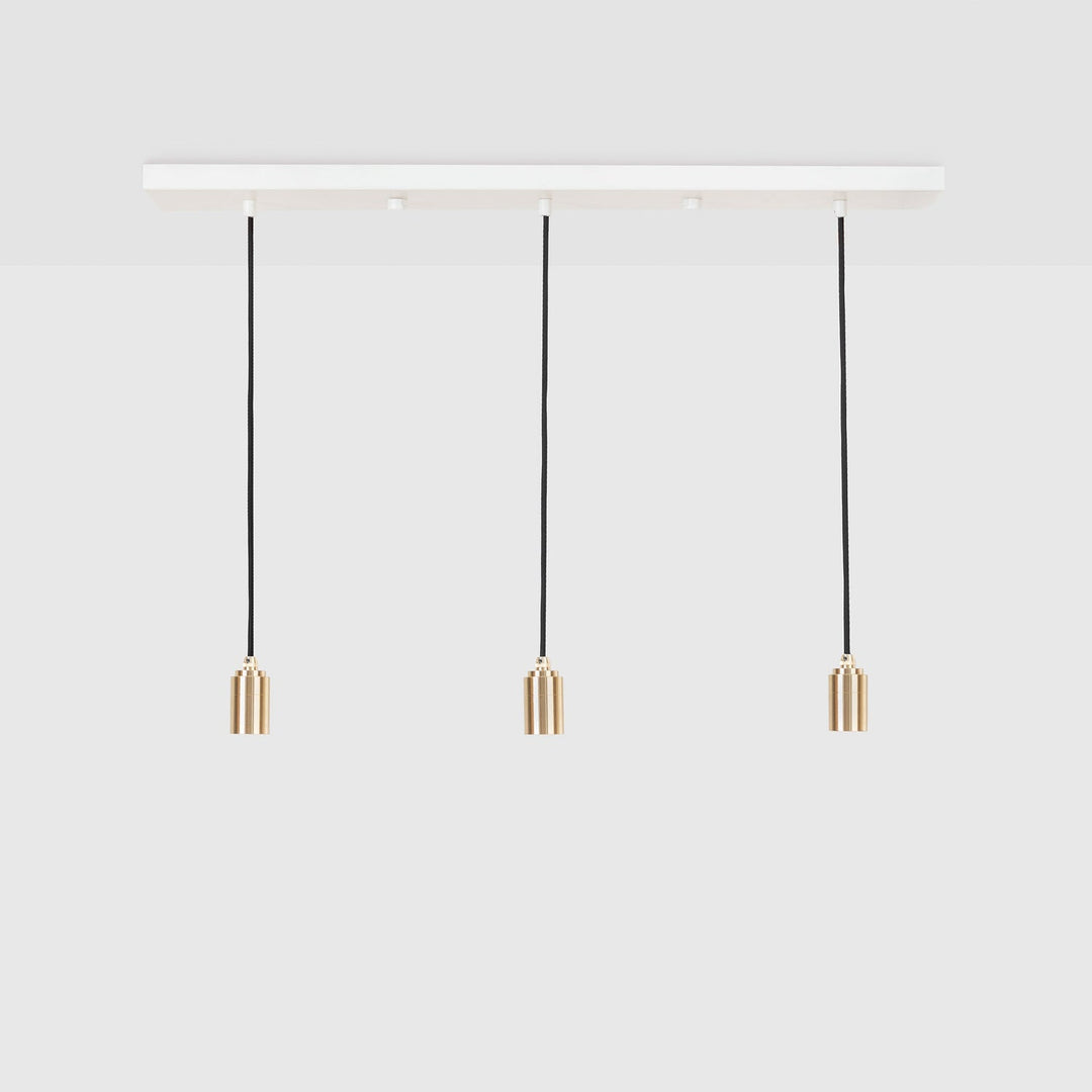 Tala Linear Triple Pendant - Sphere G150 - Model LP-WHT-SET-BP-01-US