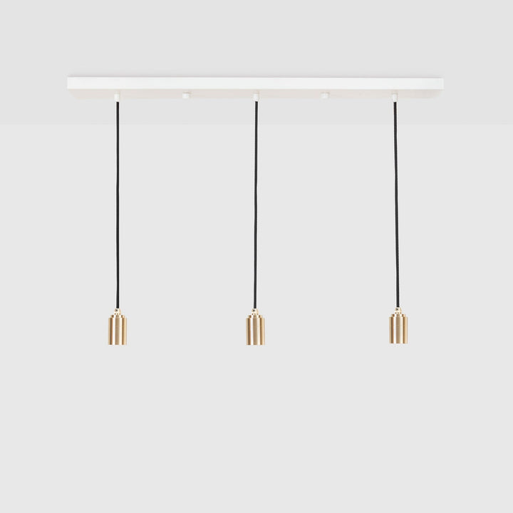 Tala Linear Triple Pendant - Sphere G150 - Model LP-WHT-SET-BP-01-US