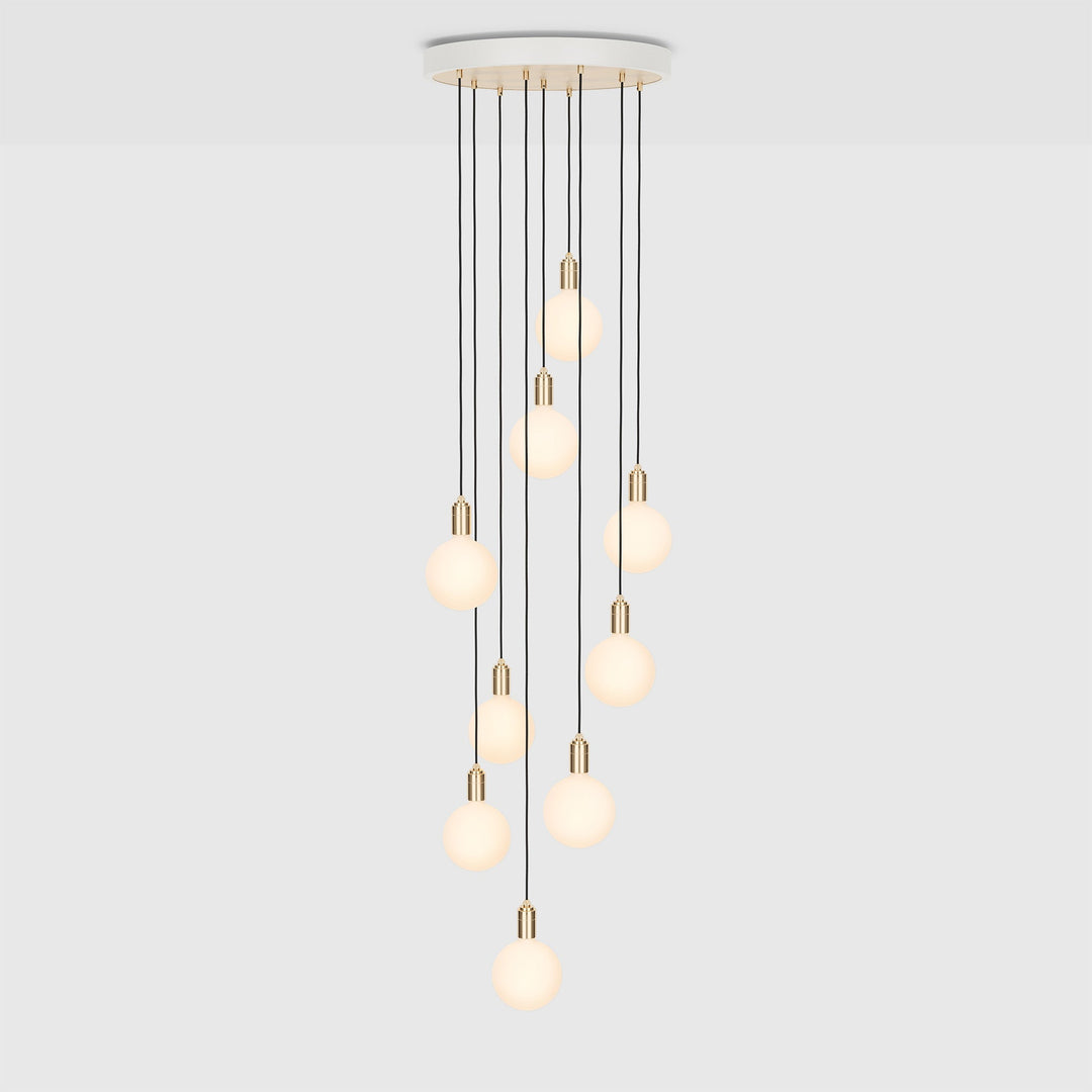 Tala Nine Pendant in Brass + Sphere IV