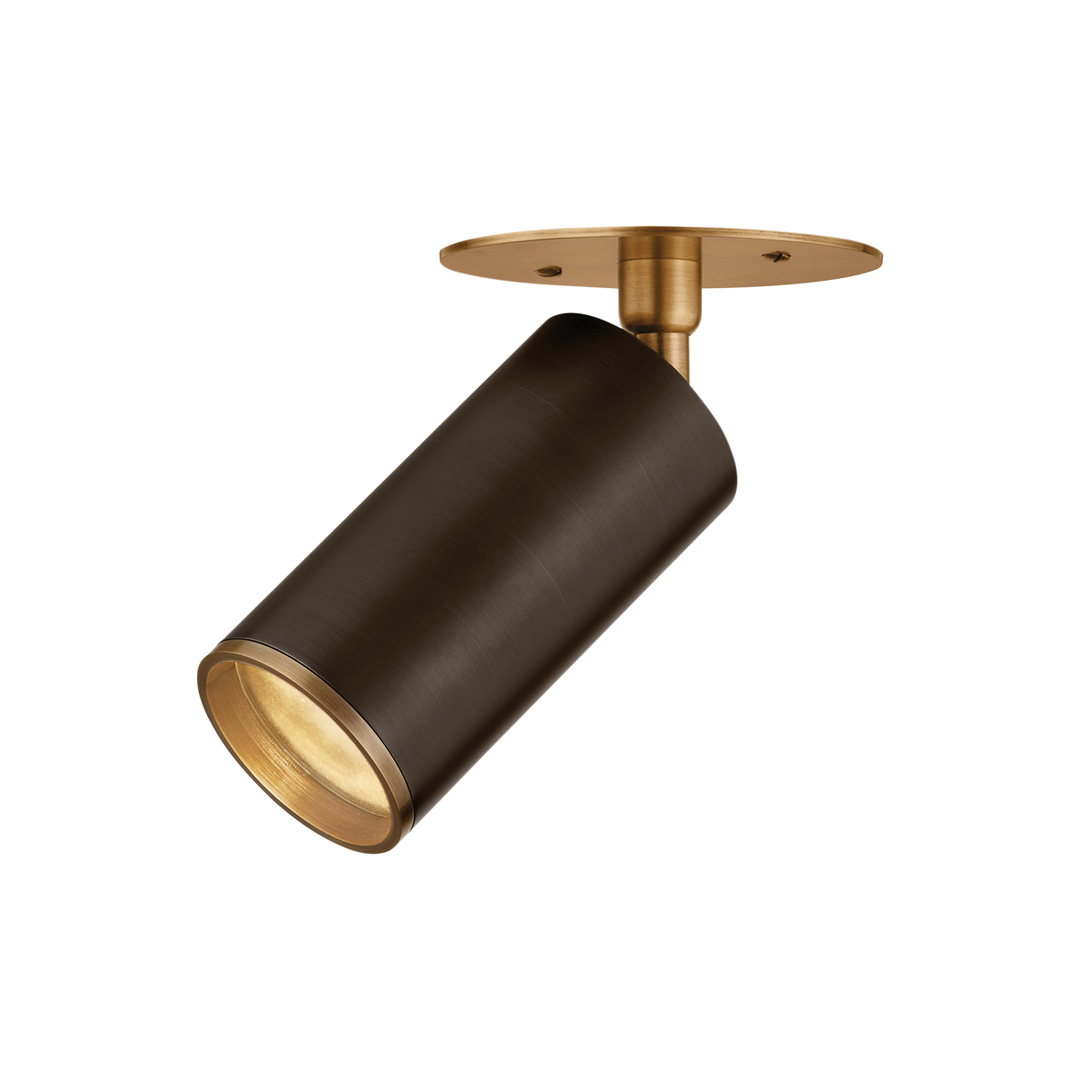 Troy Lighting Caleb Flush Mount Ceiling Flush Mounts Troy Lighting Patina Brass/Bronze 4.75x4.75x7.25 