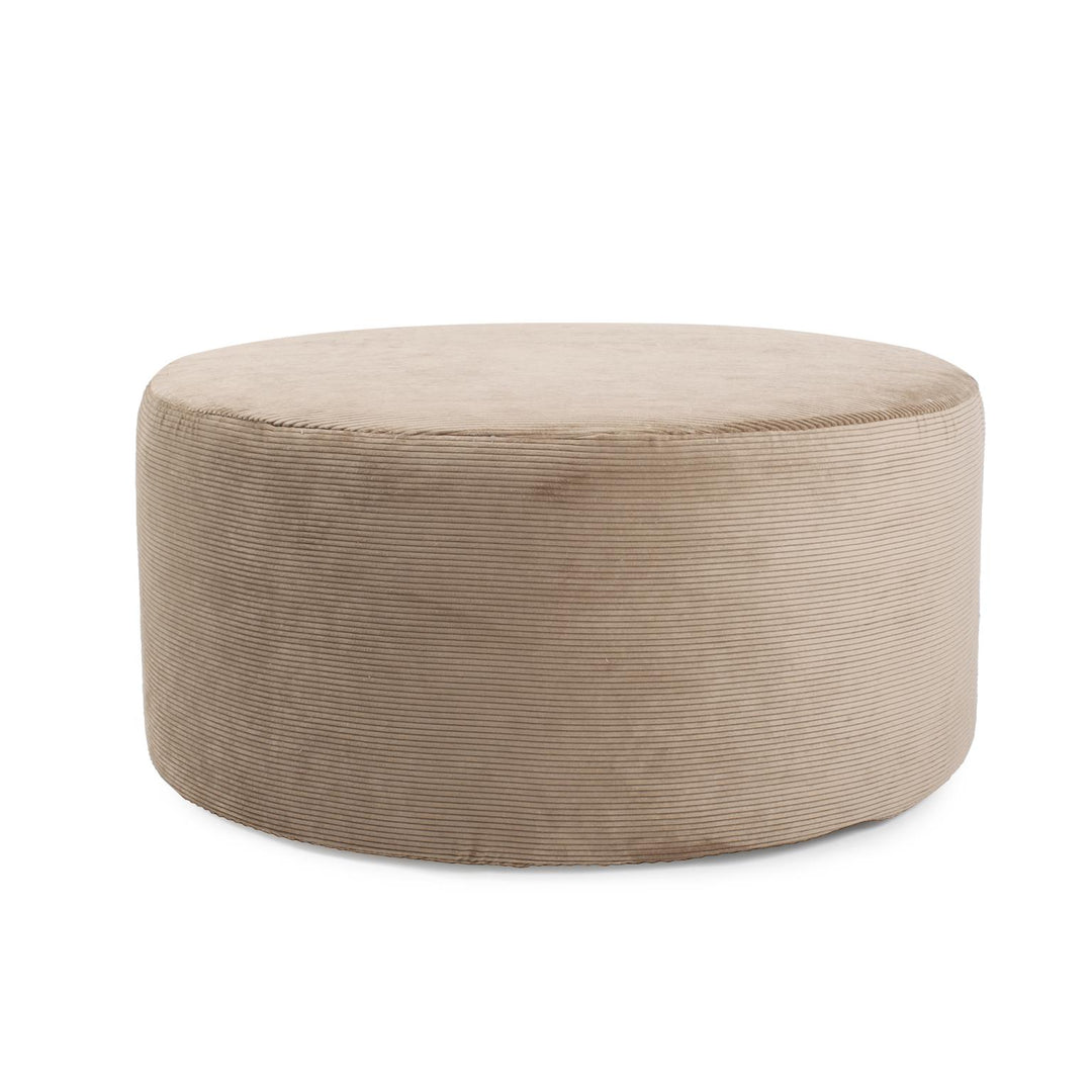 Howard Elliott Collection Universal Round Ottoman Cover, Pana Sand