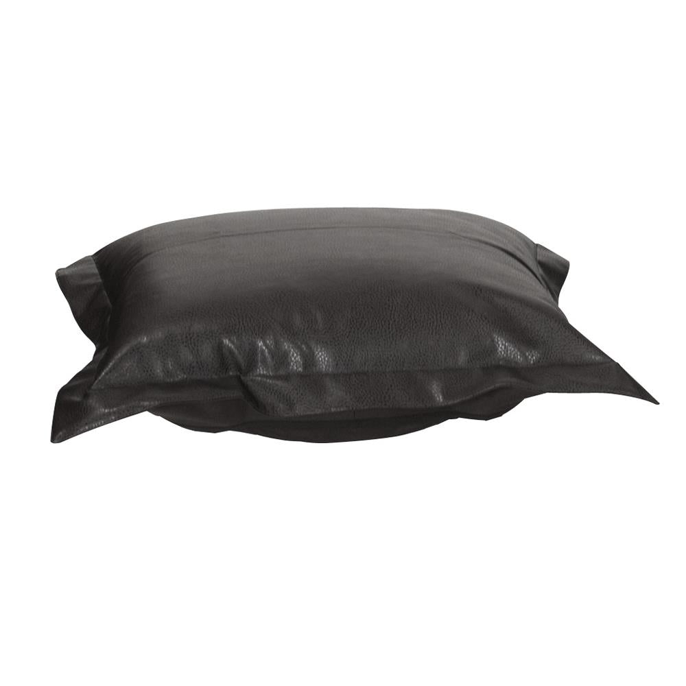 Howard Elliott Collection Puff Ottoman Cover Avanti Black (Cover Only) Ottomans Howard Elliott Collection   