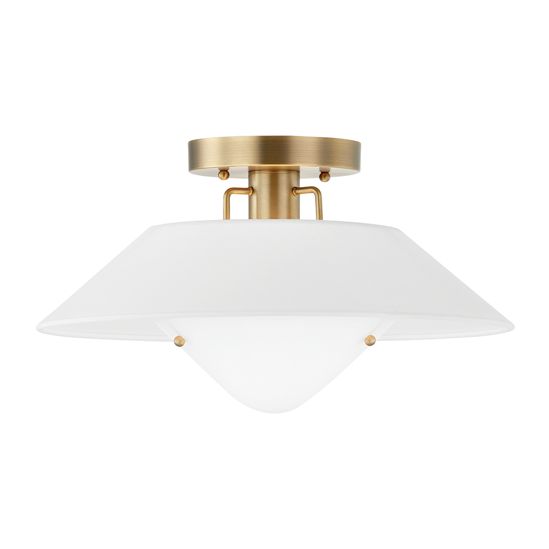 Troy Lighting Otto Flush Mount Ceiling Flush Mounts Troy Lighting PATINA BRASS 16x16x9.5 