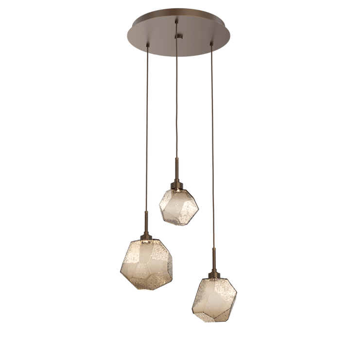 Hammerton Studio GEM ROUND 3 PENDANT CHANDELIER – QUICK SHIP