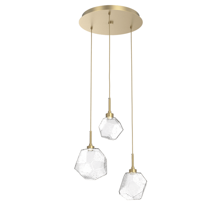 Hammerton Studio GEM ROUND 3 PENDANT CHANDELIER – QUICK SHIP