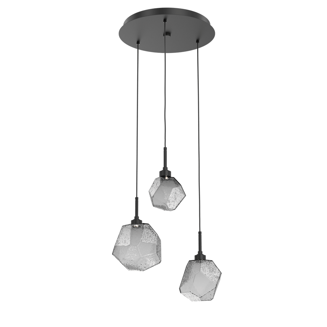 Hammerton Studio GEM ROUND 3 PENDANT CHANDELIER – QUICK SHIP